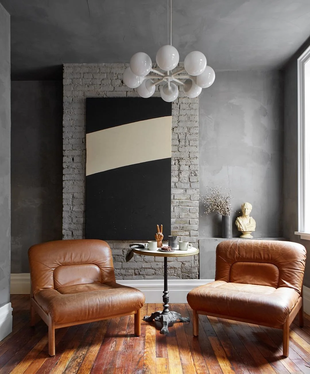 Sasha #2 - A smoky well balanced mid to deep concrete gray.