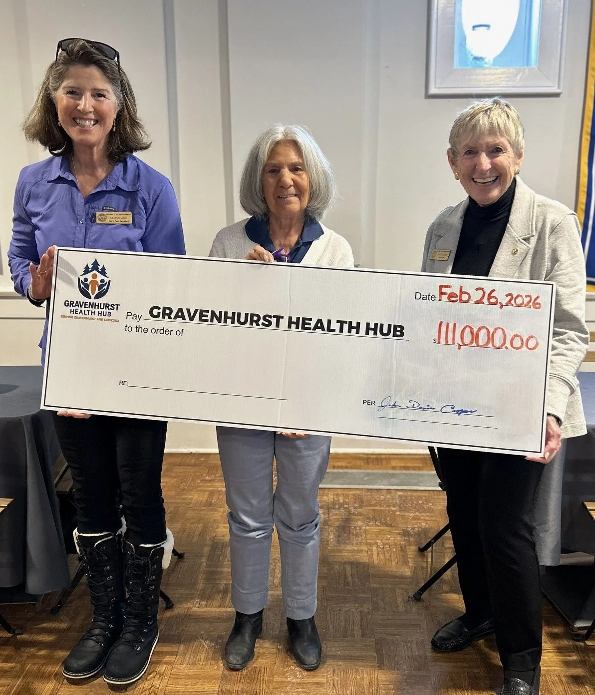 We are so close, and  our 2026 fundraising events are going to help us cross the finish line of health for all Gravenhurst.