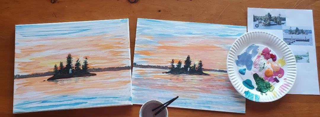 Painting Greavette Island with Nancy Hunter
