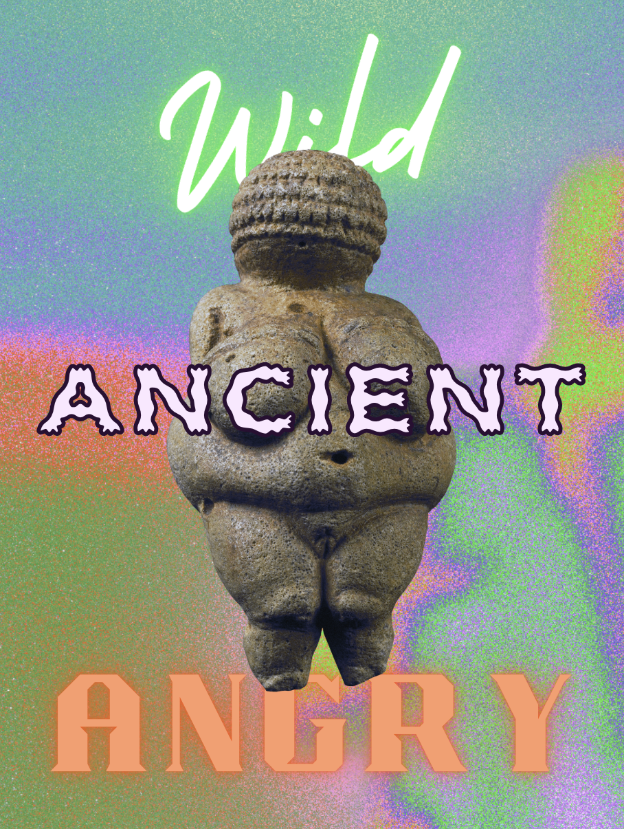 Wild Ancient Angry Art Print (18 × 24)