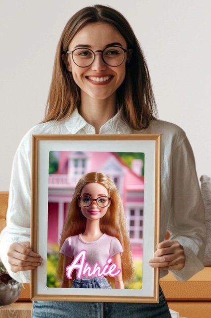Barbie custom portrait