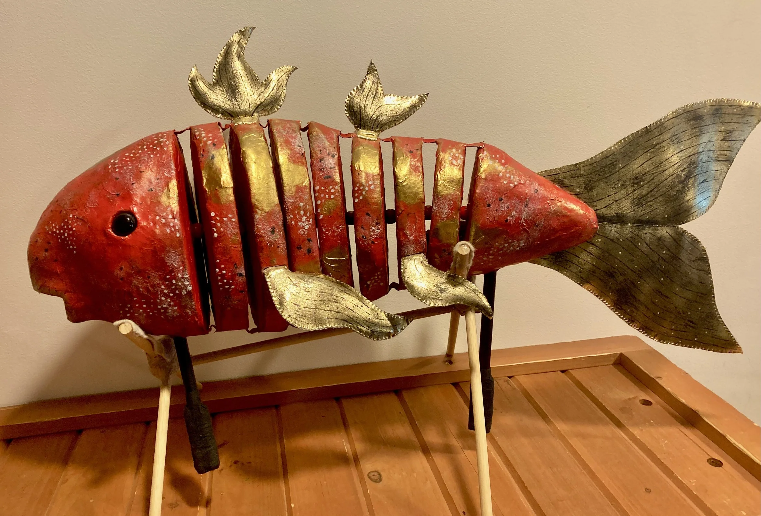 Matsya (Design, Fabrication), Suitcase Puppet Shows at Noah's Ark at the Skirball