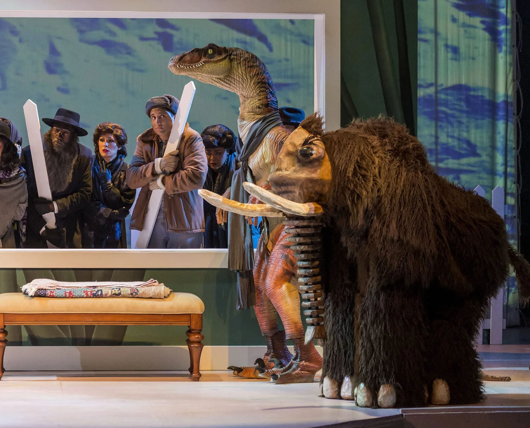 Woolly Mammoth (Design and Fabrication), "The Skin of Our Teeth" at A Noise Within