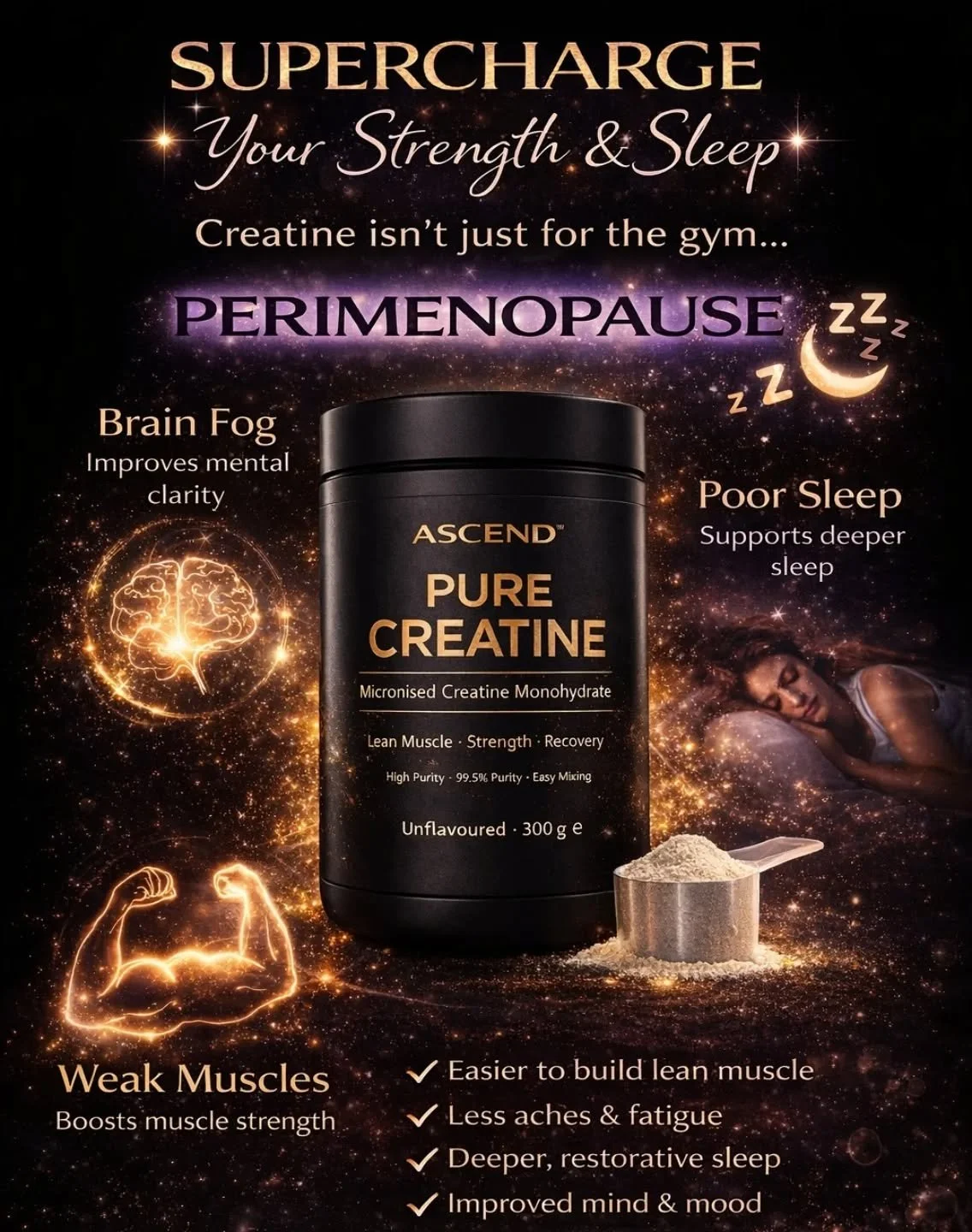 CREATINE&hellip; BUT NOT HOW YOU&rsquo;VE BEEN TOLD ✨

Everyone thinks creatine is just for the gym&hellip;

❌ Bulking
❌ Bodybuilders
❌ Makes you bloat and gain weight

But here&rsquo;s the truth&hellip;
💥 It&rsquo;s one of the MOST powerful supplem