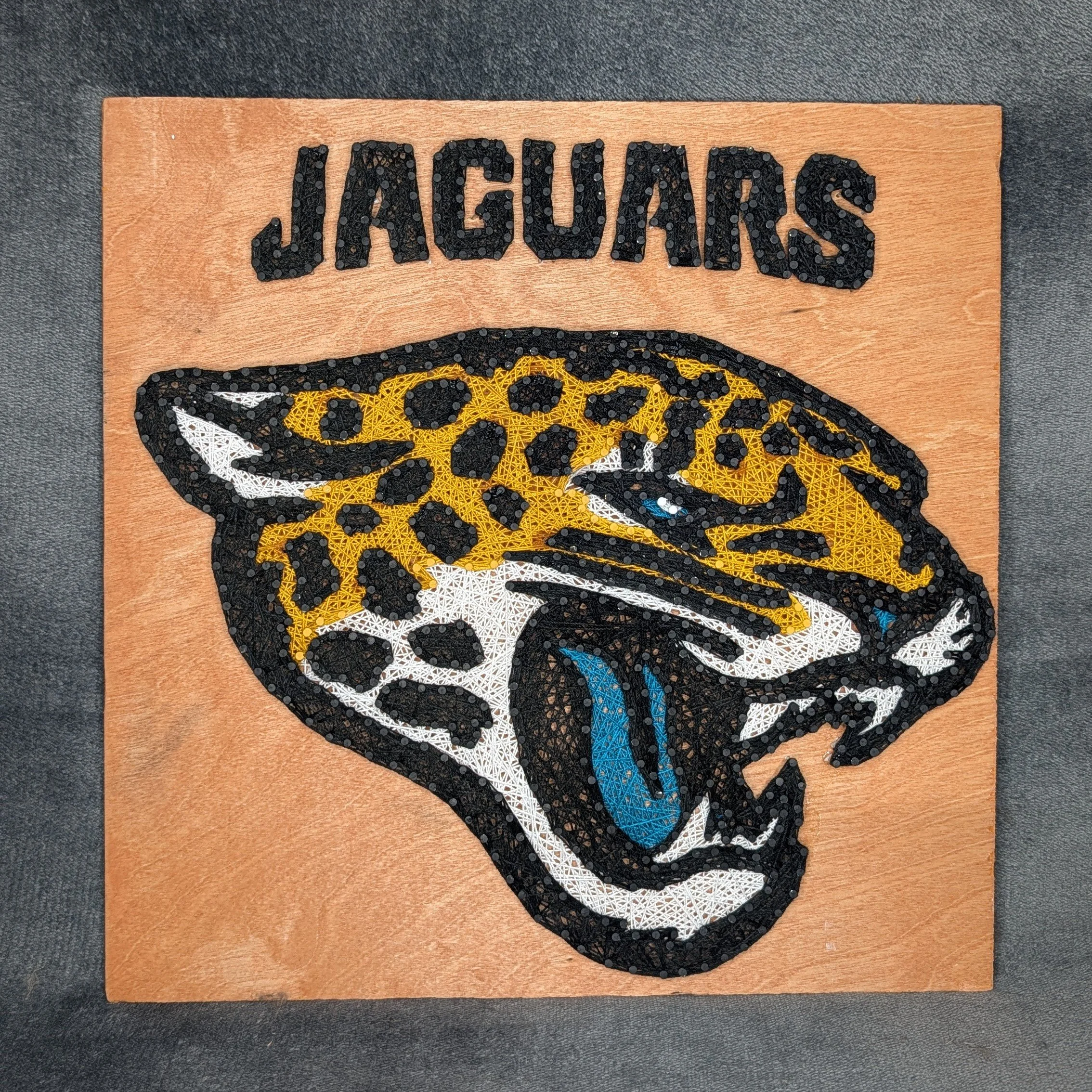 Jacksonville Jaguars, 12" x 12"