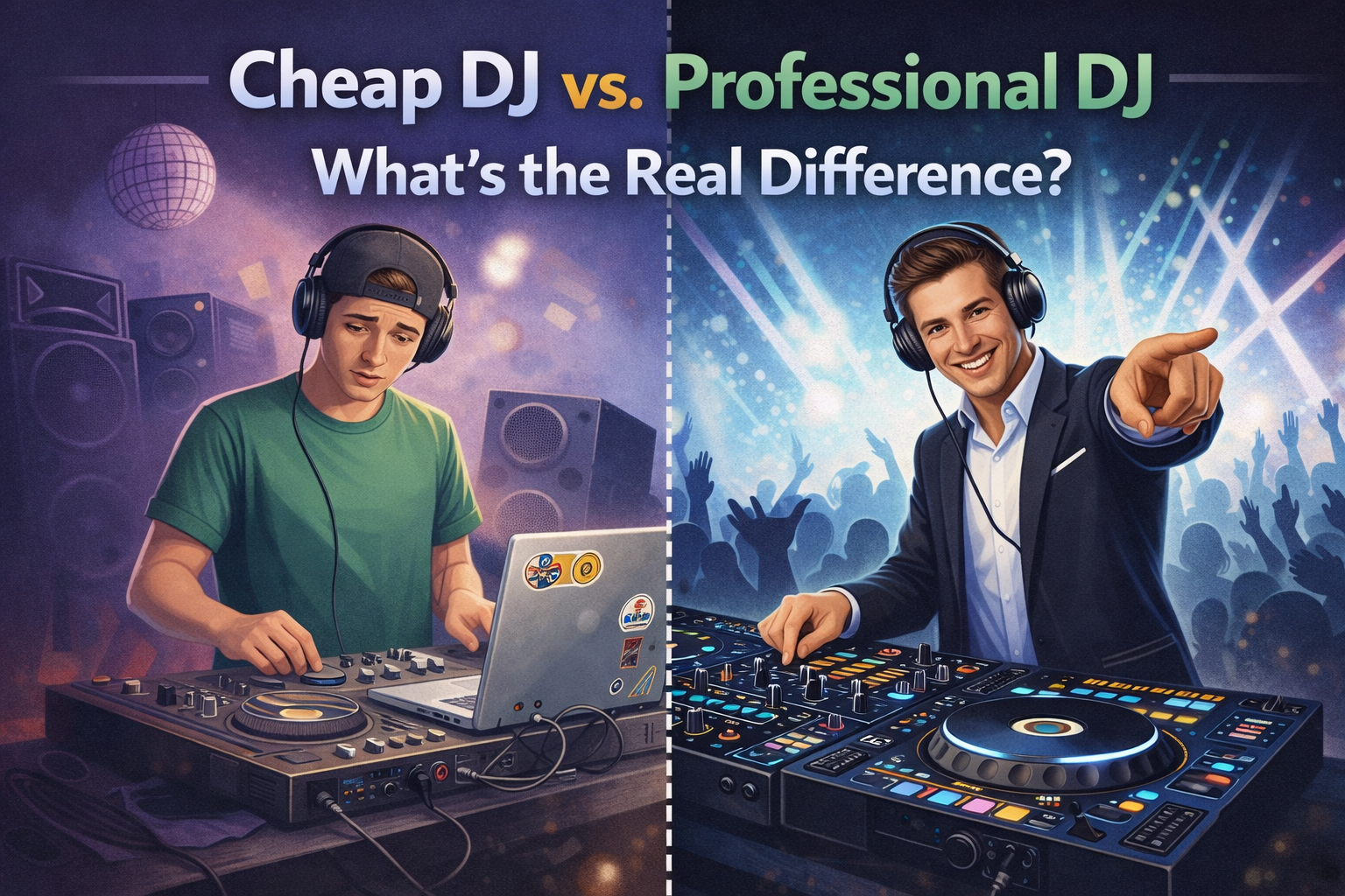 Cheap DJ vs. Professional DJ: What's the Real Difference?