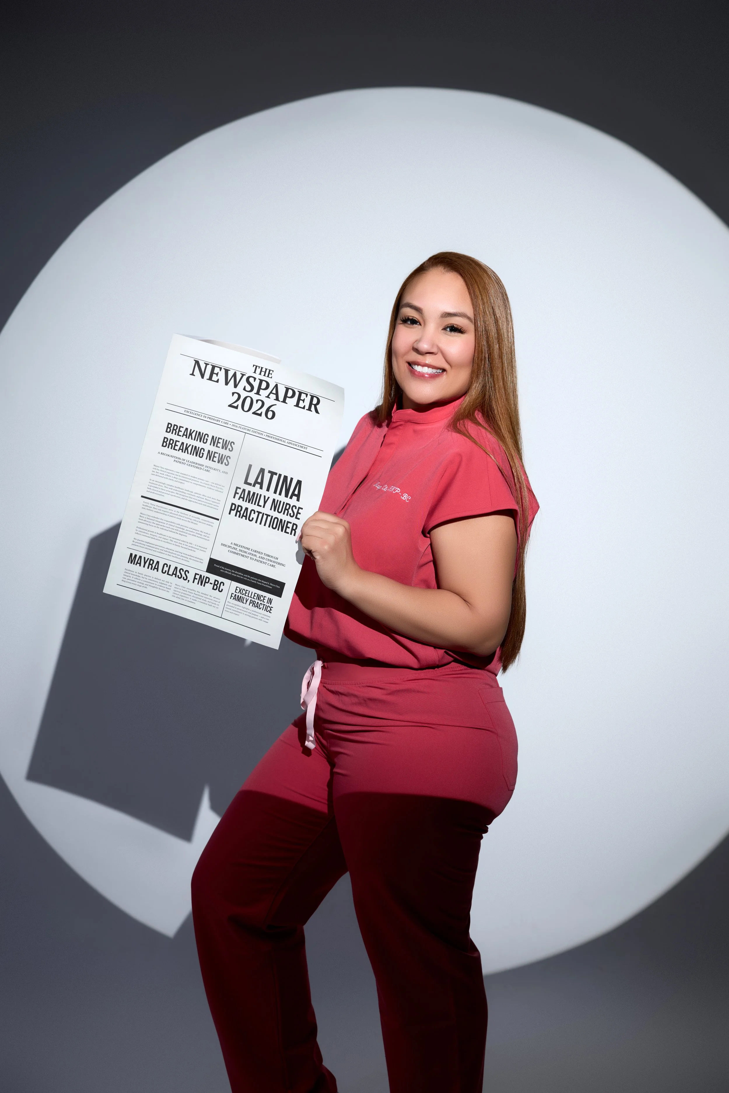 Newspaper at the Studio