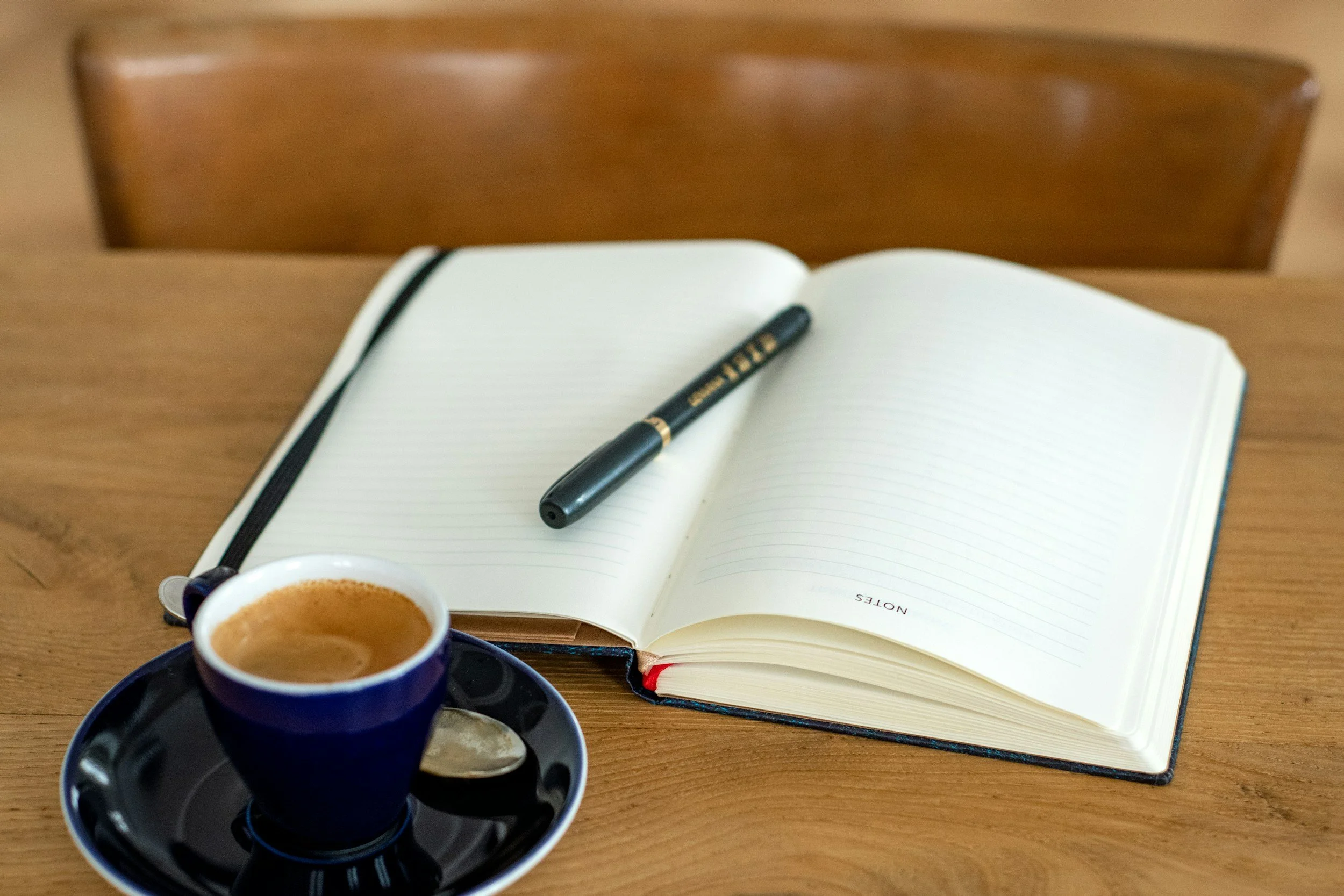 Open journal symbolizing narrative therapy and identity re-authoring at a private counseling clinic in Little Rock Arkansas.