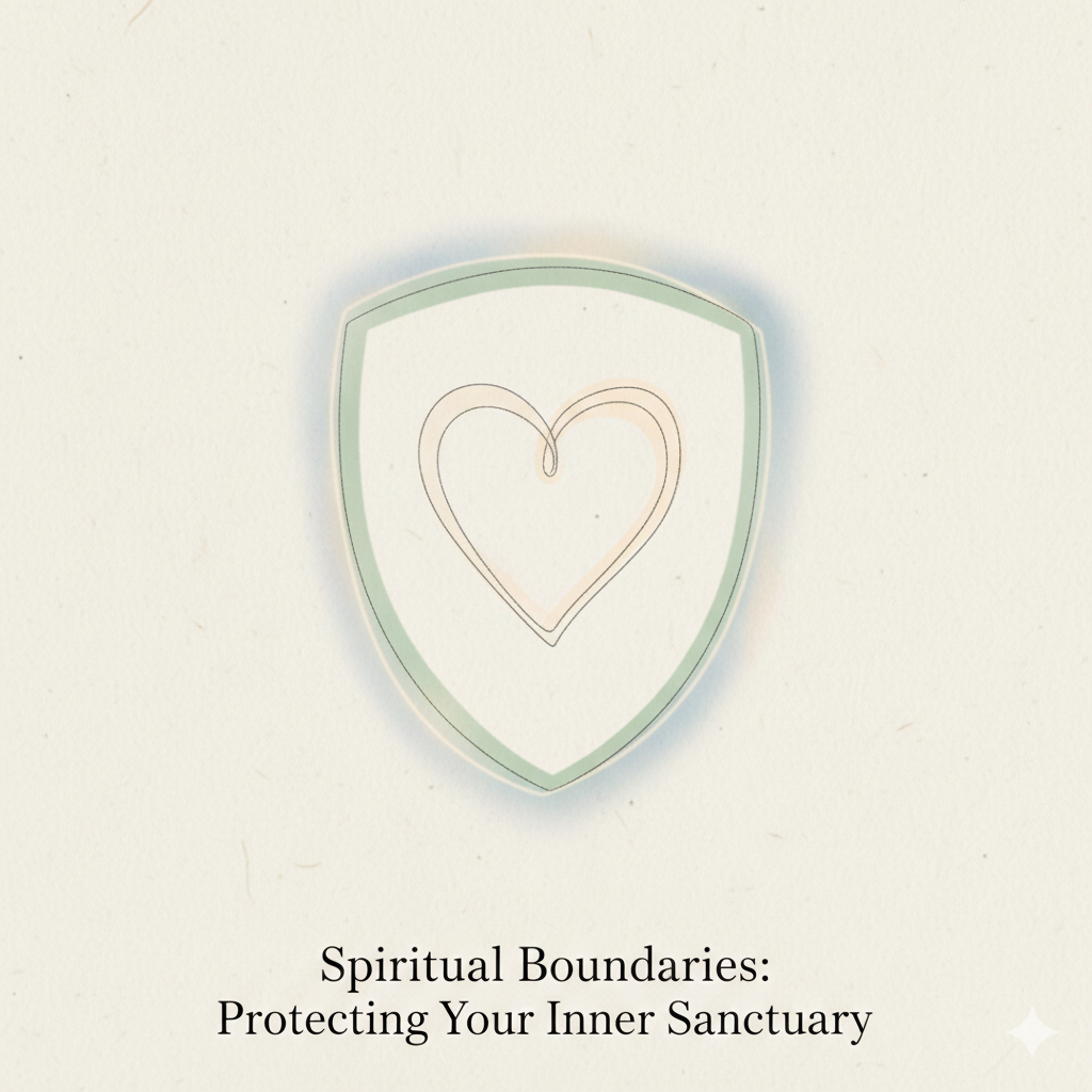 Minimalist illustration symbolizing emotional boundaries in faith-based therapy in Little Rock, AR.