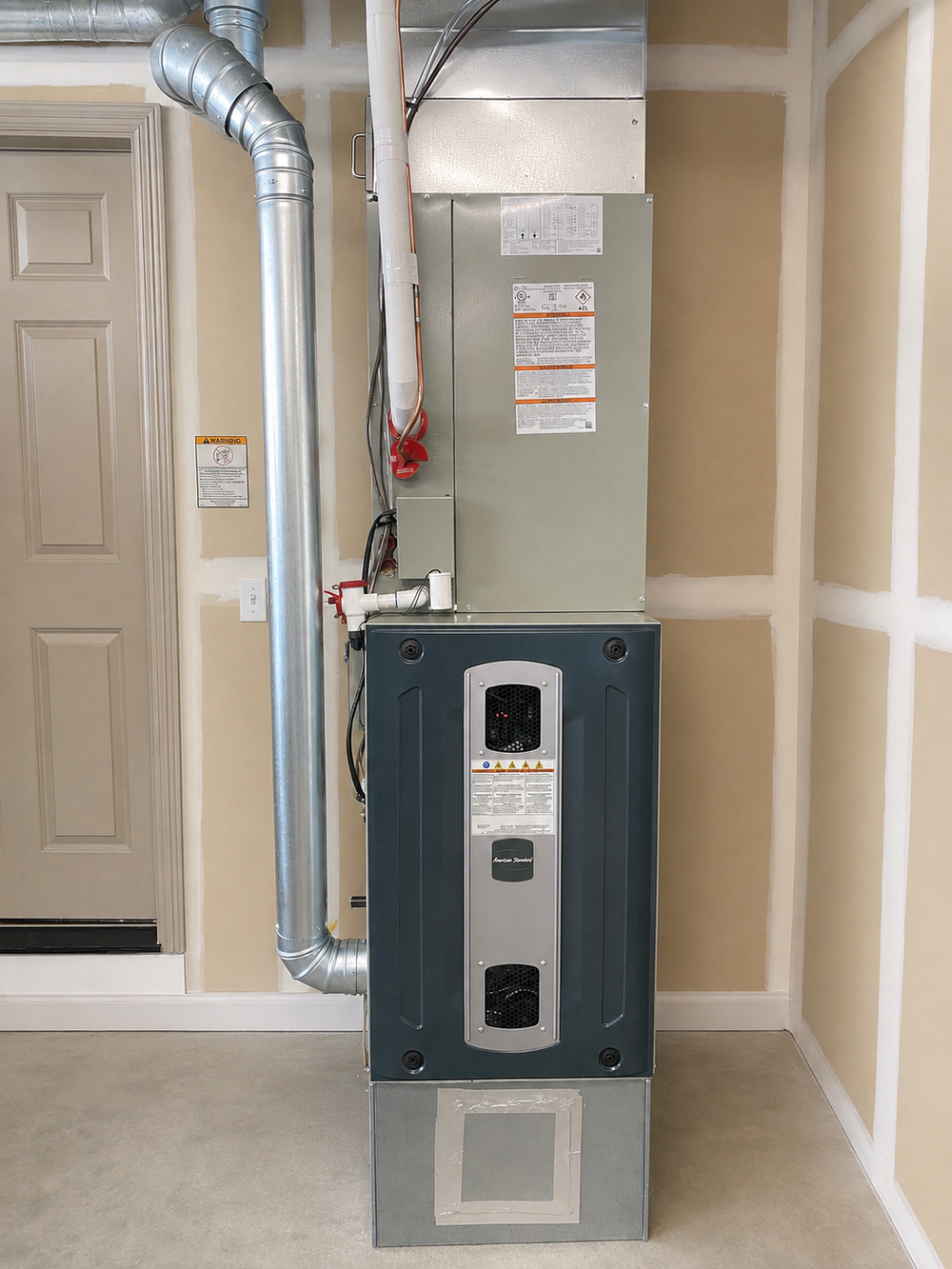Residential furnace replacement completed by Heatwave Heating & Air