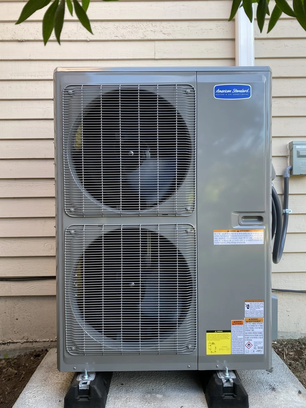 American Standard heat pump installed by Heatwave Heating and Air