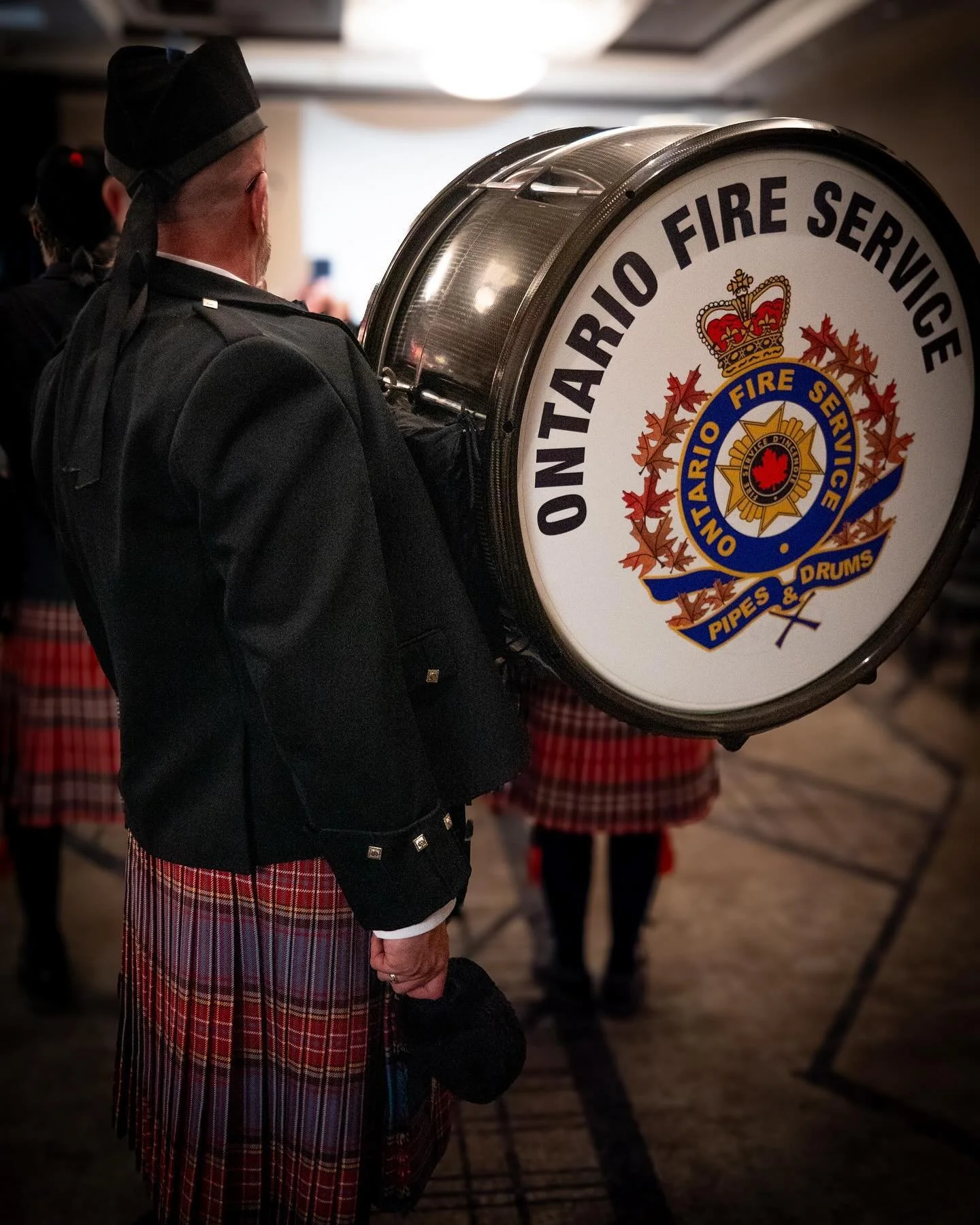 TBT to OFS P&amp;D preforming at the OAFC memorial. It&rsquo;s always an honour and a privilege. #OAFC#2024.  Photo credit: @meatcheesebreadbeer