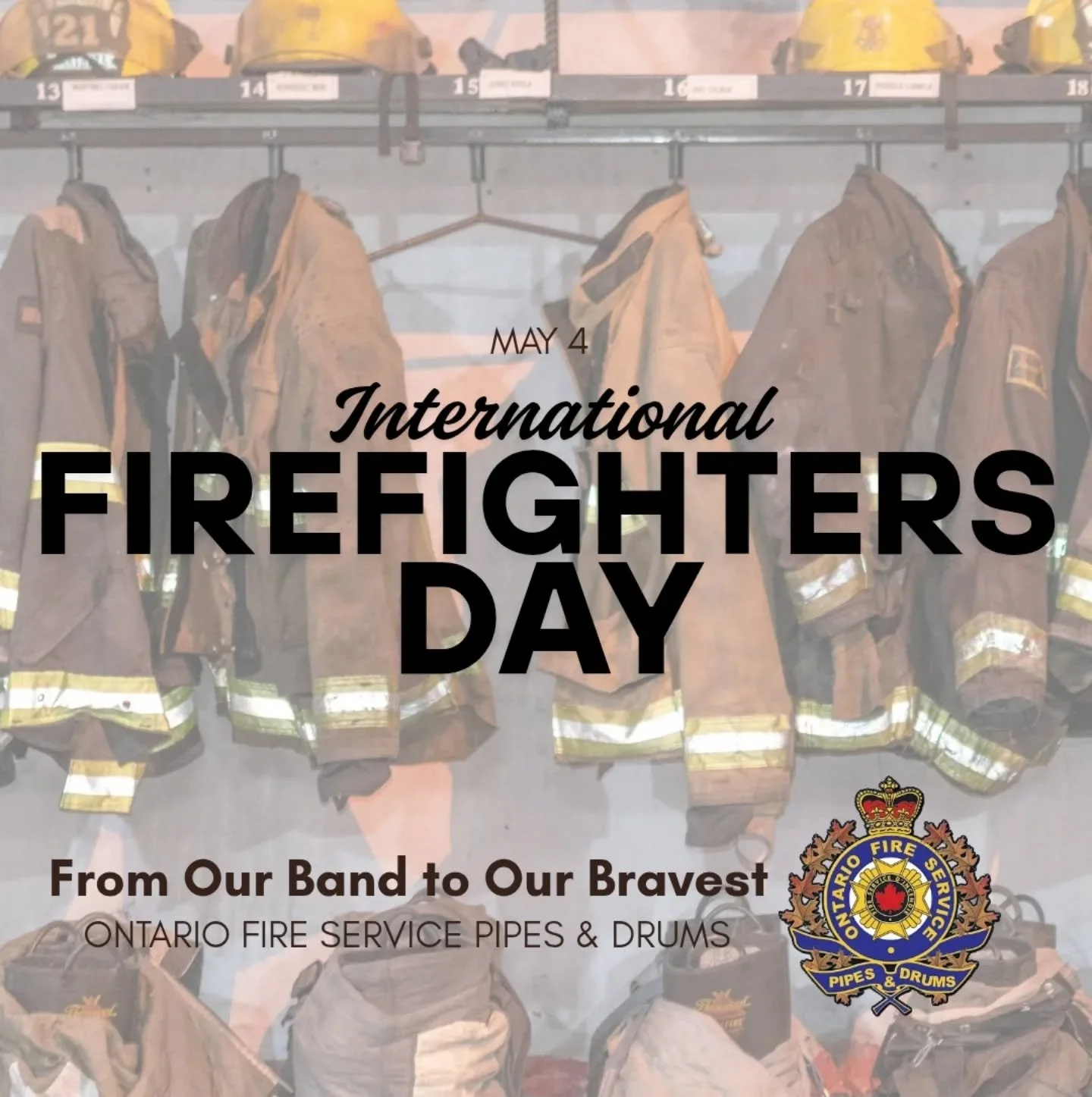 On International Firefighters&rsquo; Day, we recognize the bravery and commitment of the people who keep our communities safe.
From our band to our bravest&mdash;your service does not go unnoticed.

#InternationalFirefightersDay #Gratitude #pipeband 