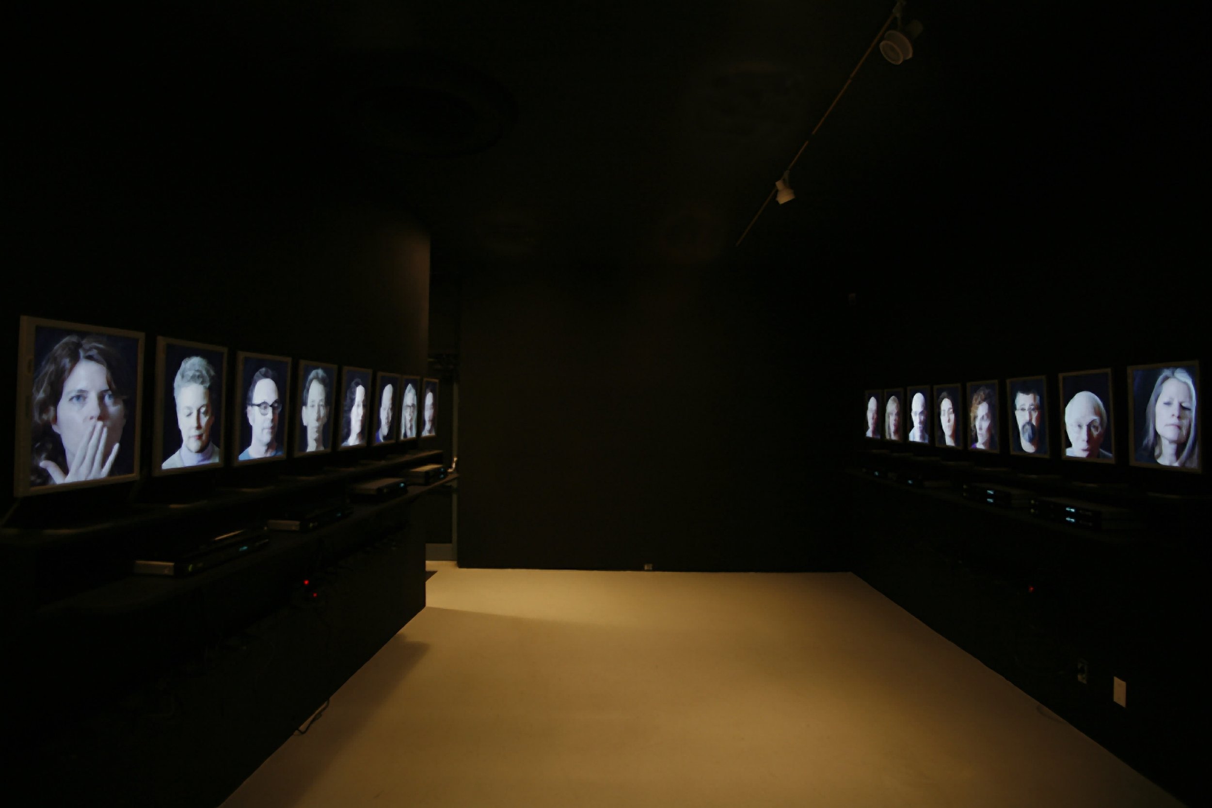 Blow Me a Kiss, Pasadena City College (16 channel video installation) ©2009
