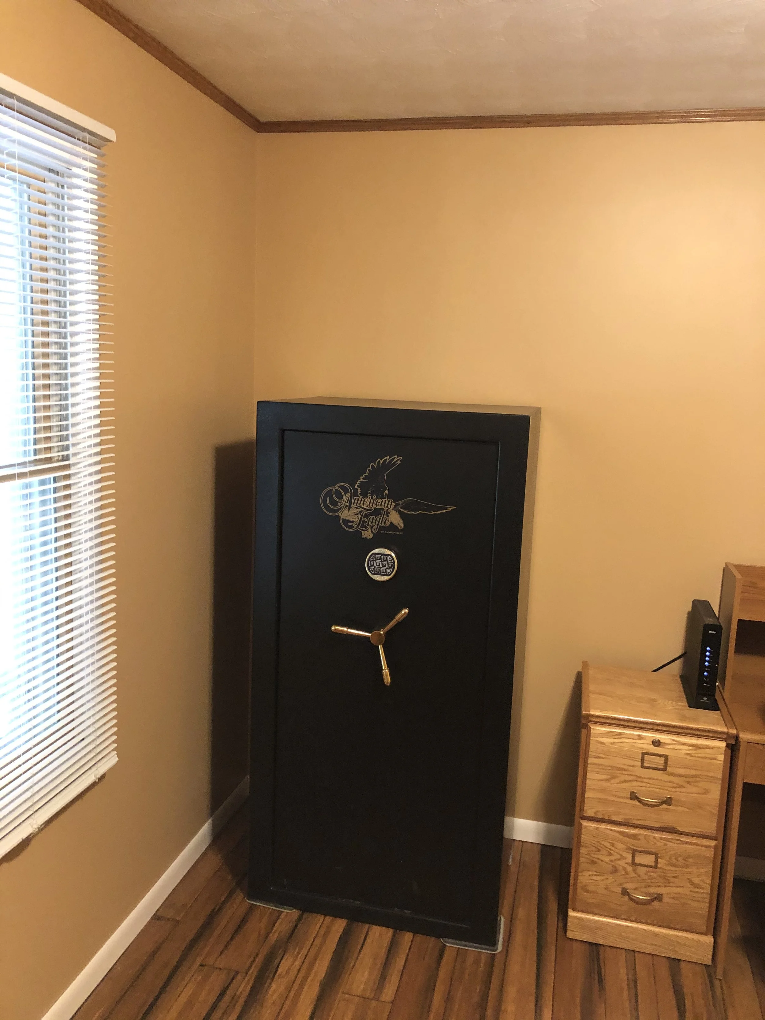 Gun safe installation