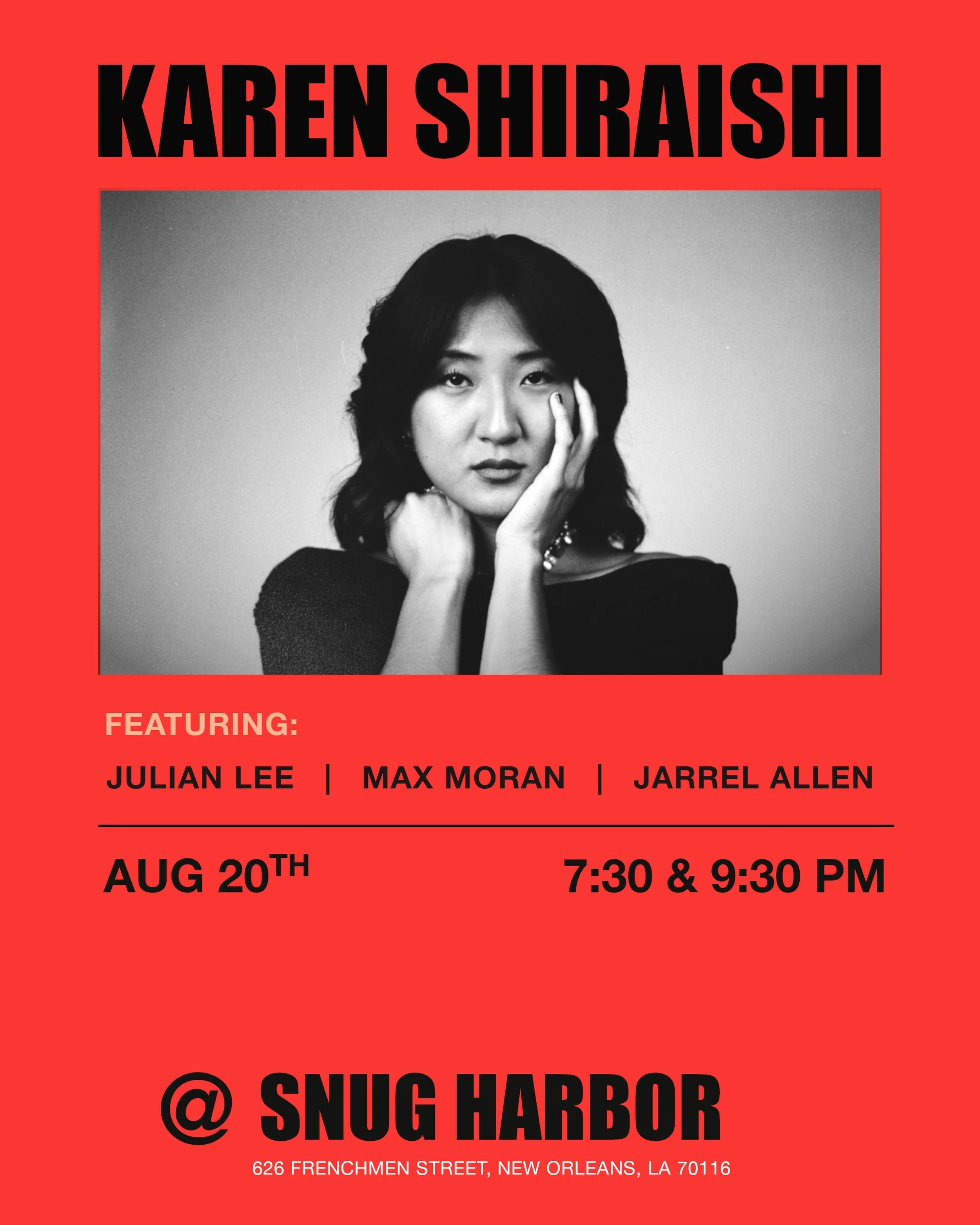 Come see me play at Snug on Thursday! We&rsquo;ll be performing unreleased songs from my upcoming debut album. Can&rsquo;t wait to see you there! 

Tickets available at snugjazz.com