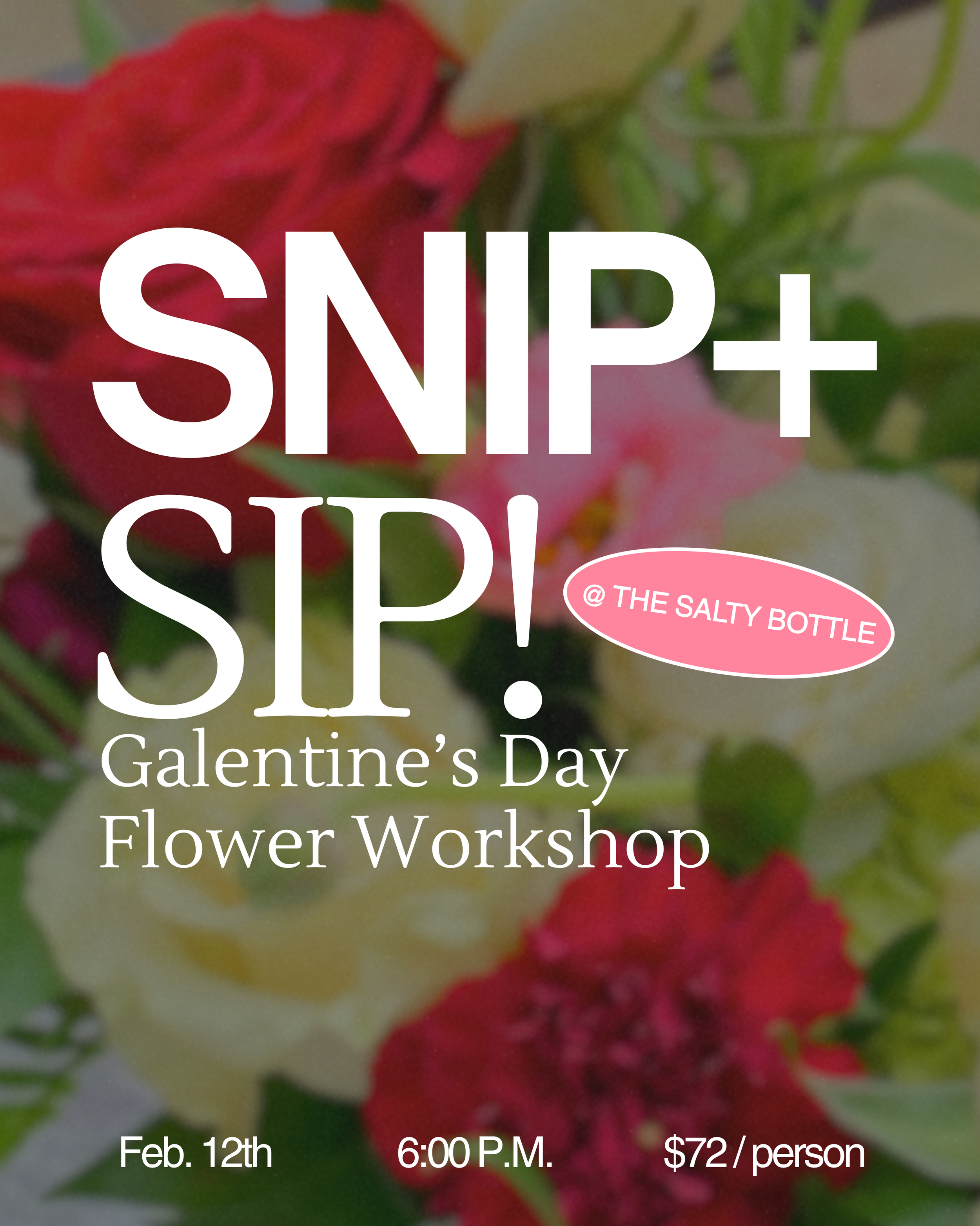Galentine's Flower Workshop