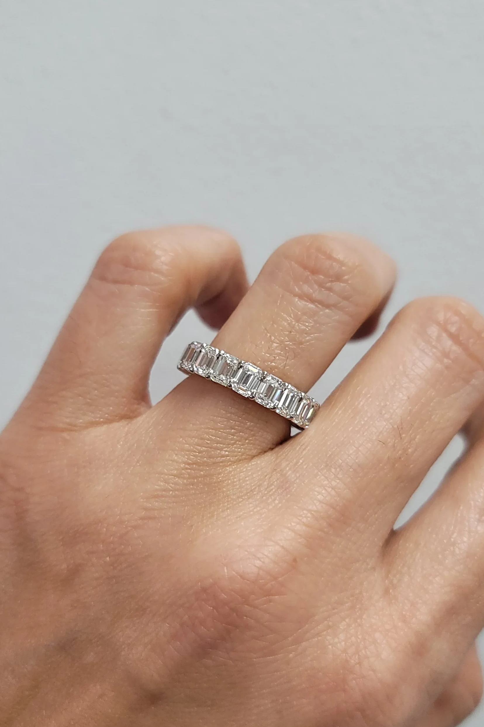 Fairbank Emerald-cut Diamond Eternity Ring