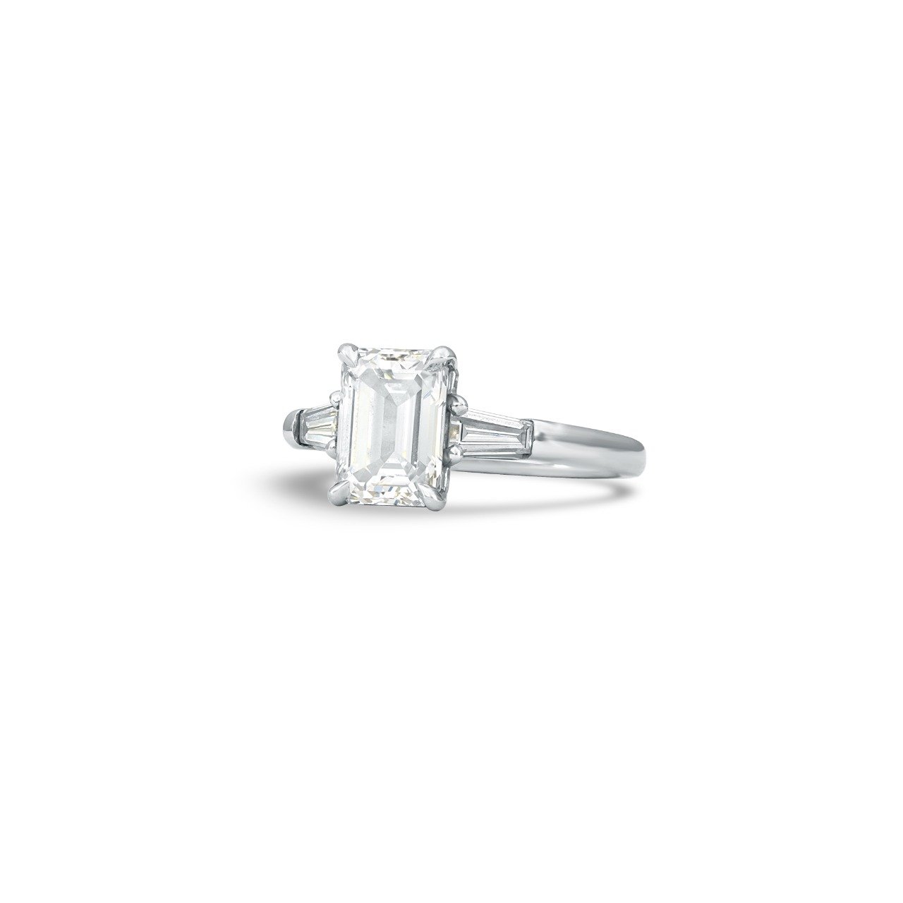 Emerald-cut Engagement Ring
