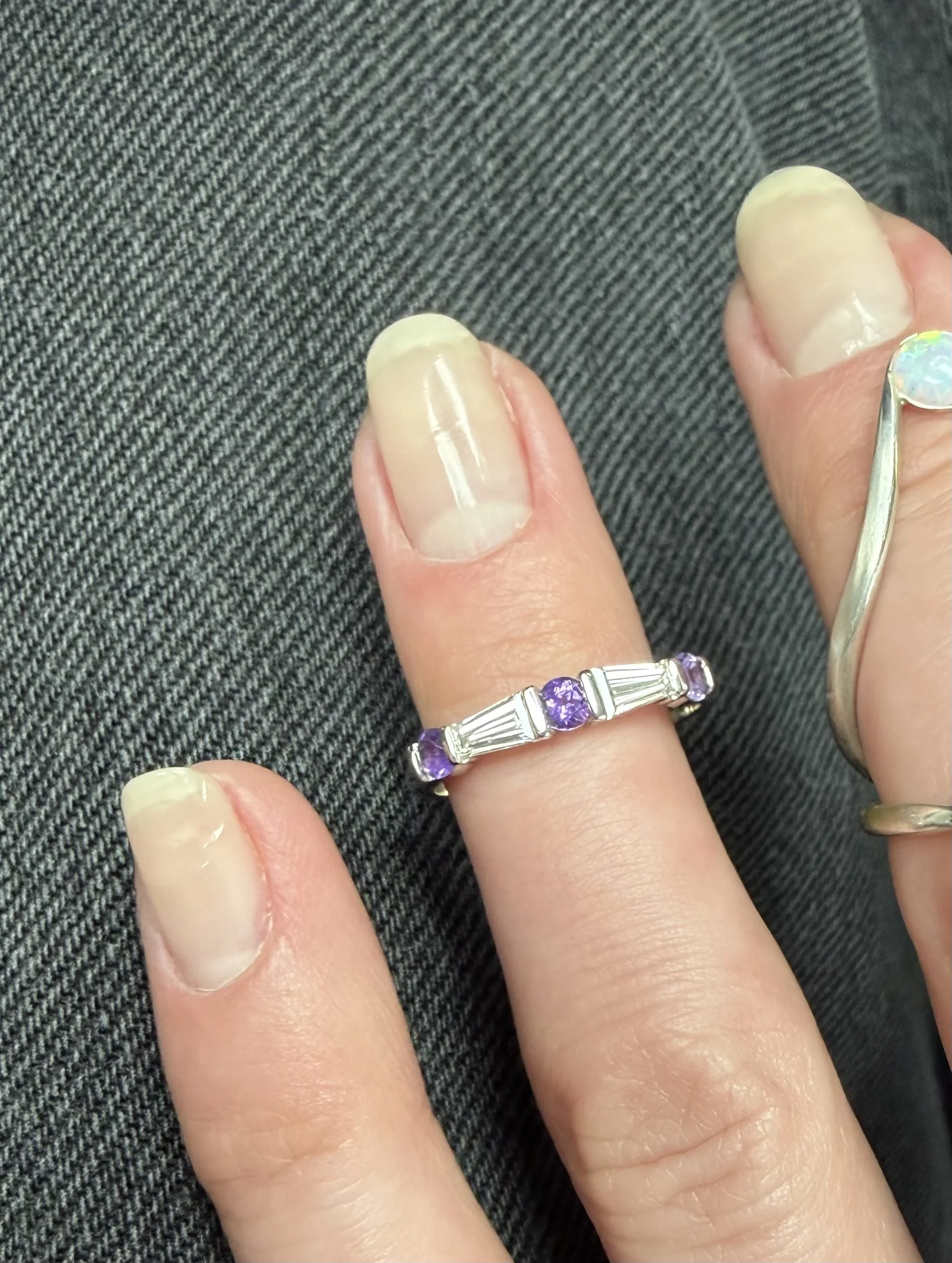 Fairbank Amethyst Diamond Ring