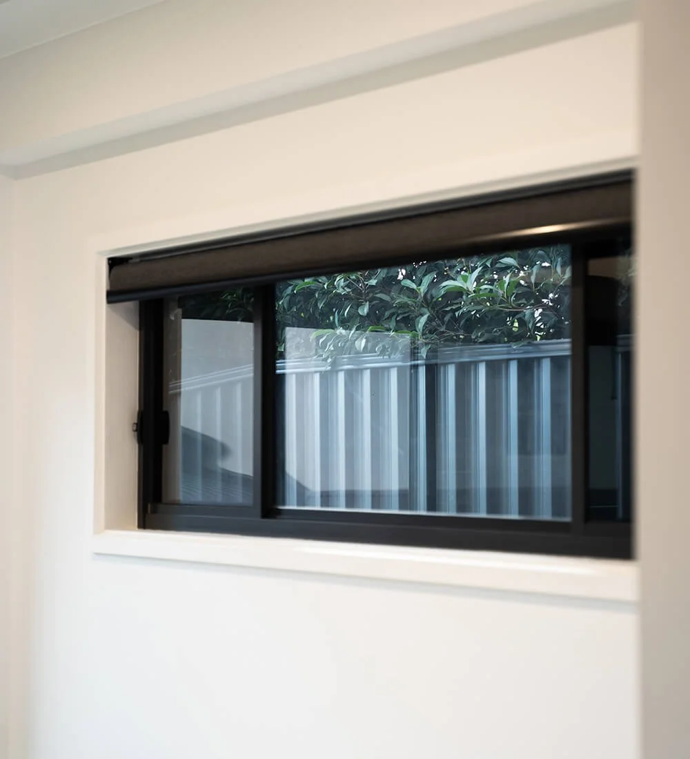Alfresco enclosure double glazed windows