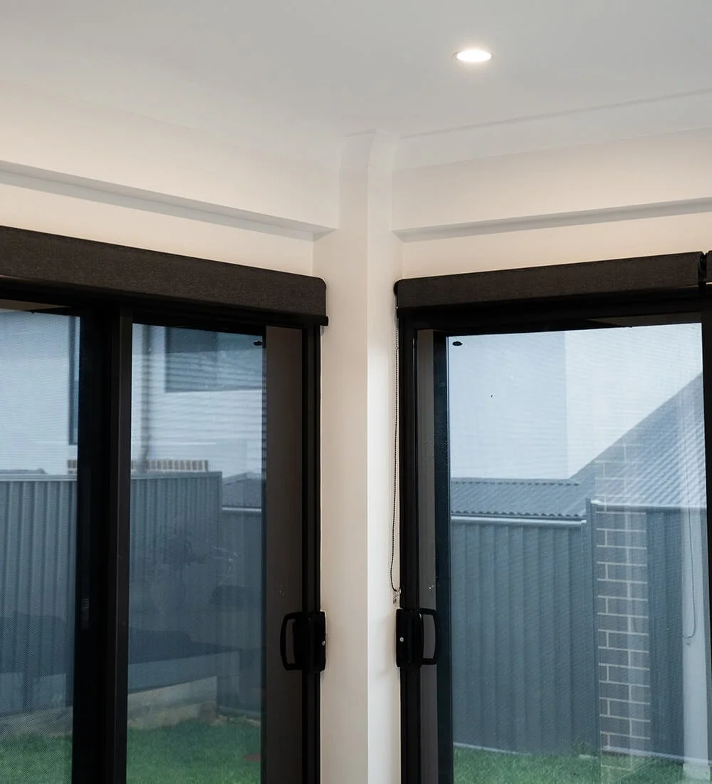 Alfresco enclosure aluminium sliding doors