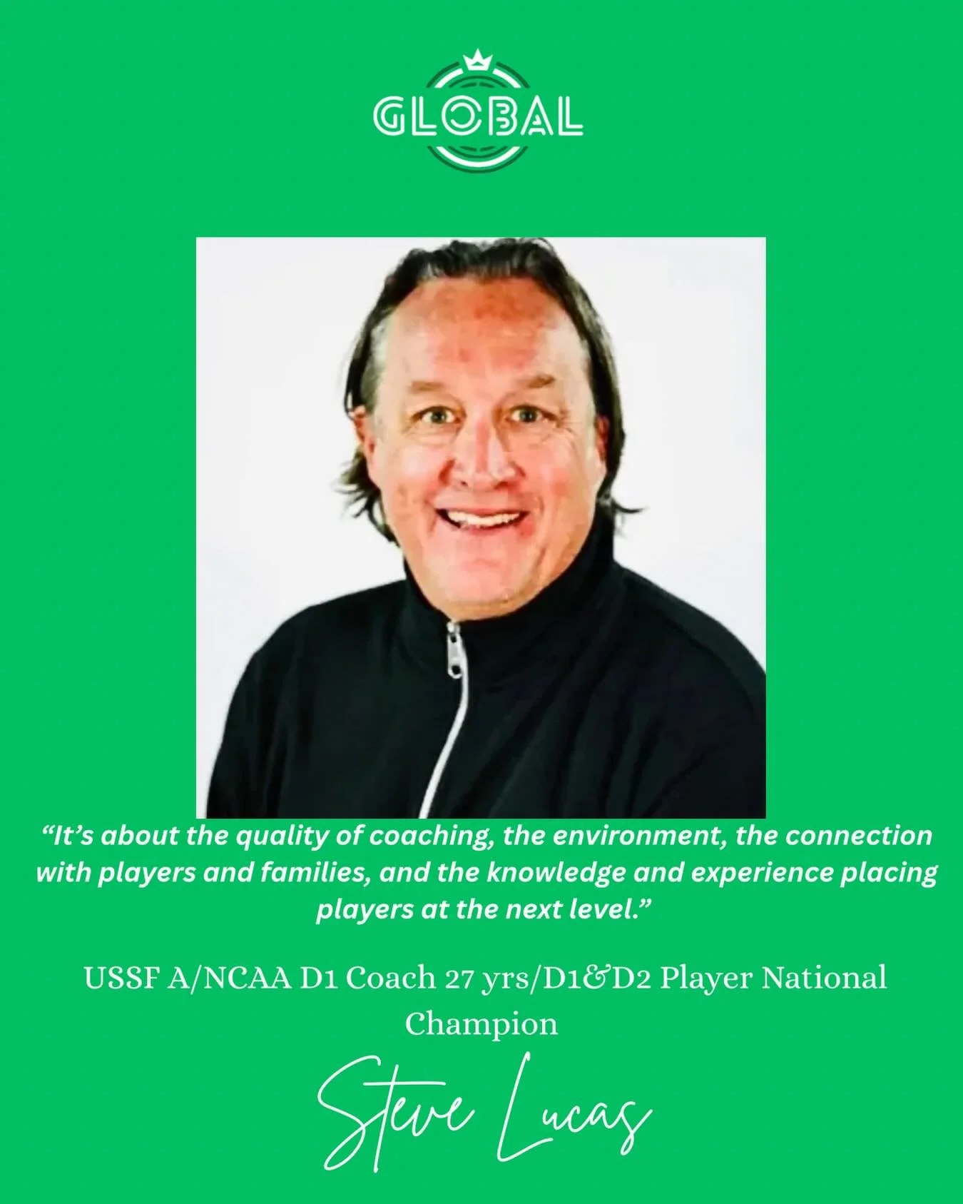 Your everyday environment is the most important influence in your development: Coaching, Facilities, Connection and Full Engagement. Welcome to GSA!