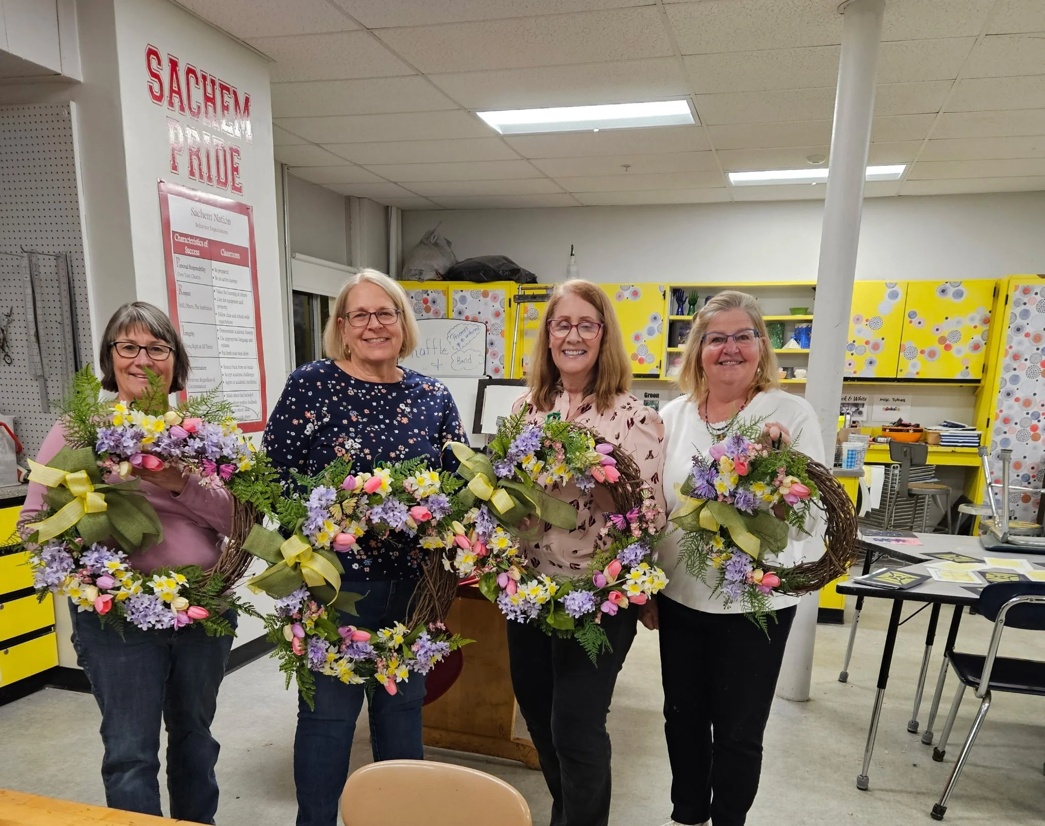 Wreath Making Course at Laconia Adult Education 