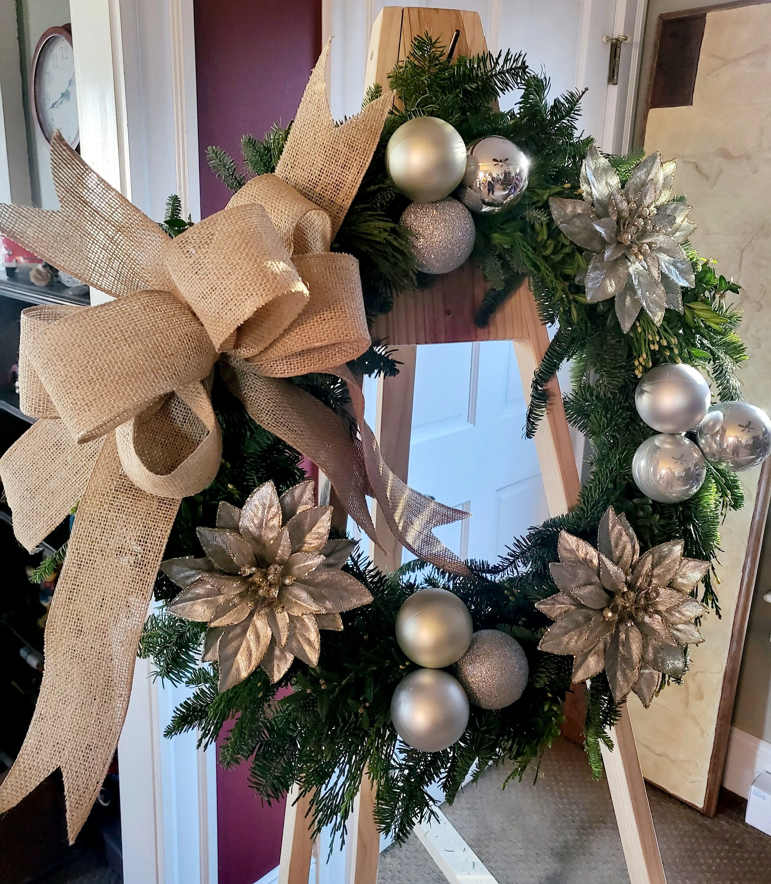 Handmade Christmas wreath