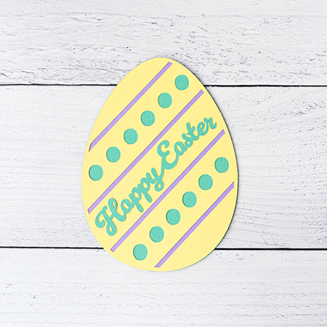 Happy Easter Egg Card Assembly