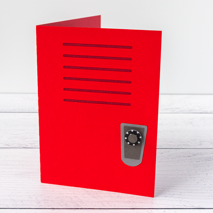 Locker Popup Card Assembly