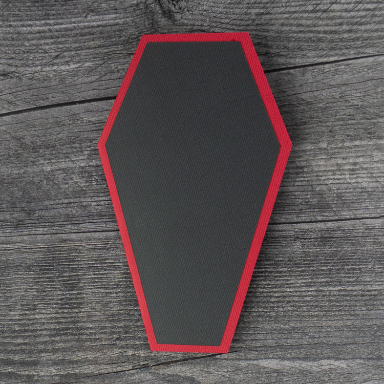 Coffin Bat Flyout Popup Card Assembly