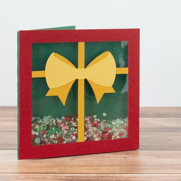 Present Square Shaker Card Assembly