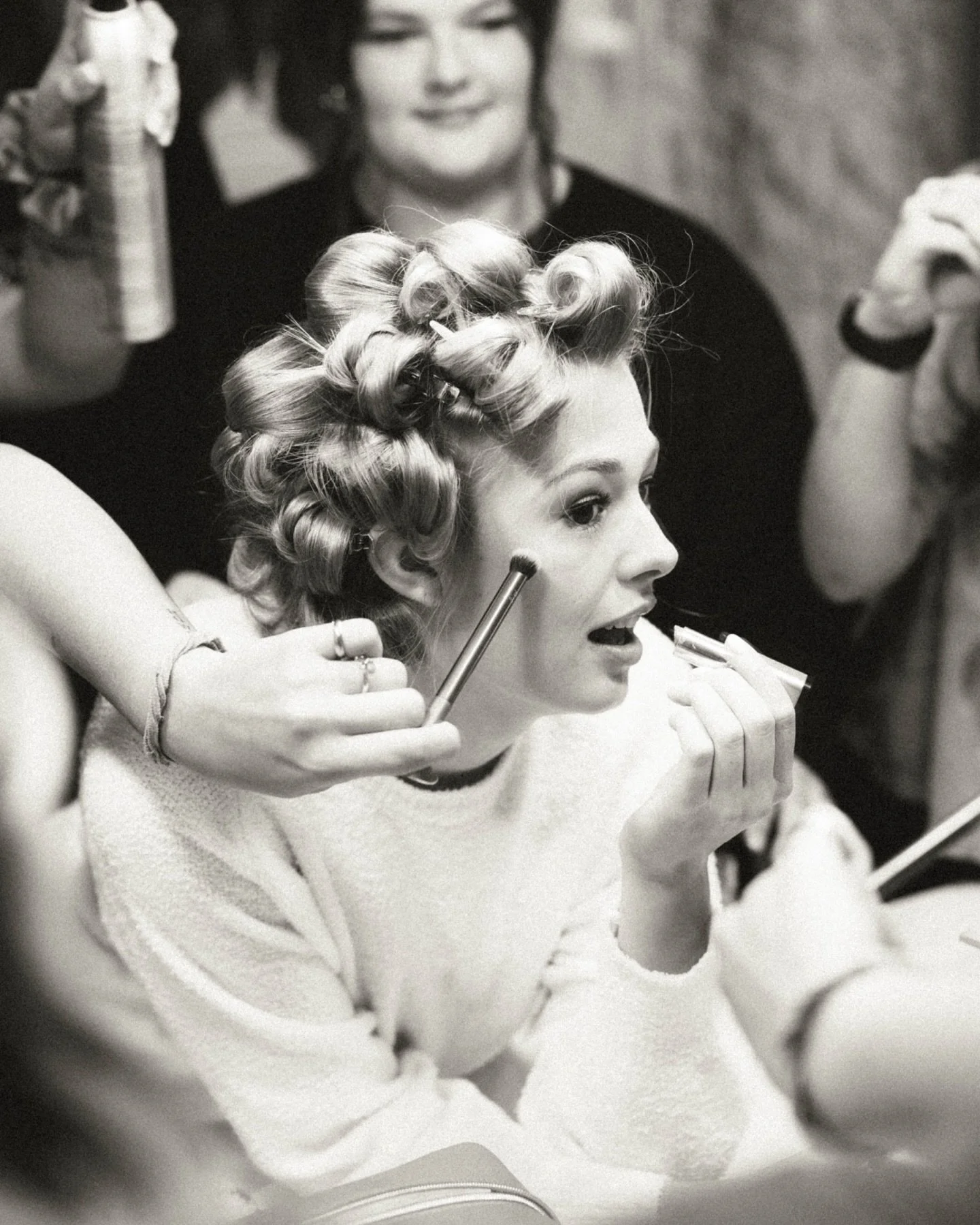 Getting Riley ready on her wedding day almost felt like we were getting her ready for her first date and that is something that I just can&rsquo;t get over!!!!!!!!!!!!!!! TYJ for a love as evident as this one ✨🎞️👯&zwj;♀️💄💫🍒
.
.
.
.
.
Associate s