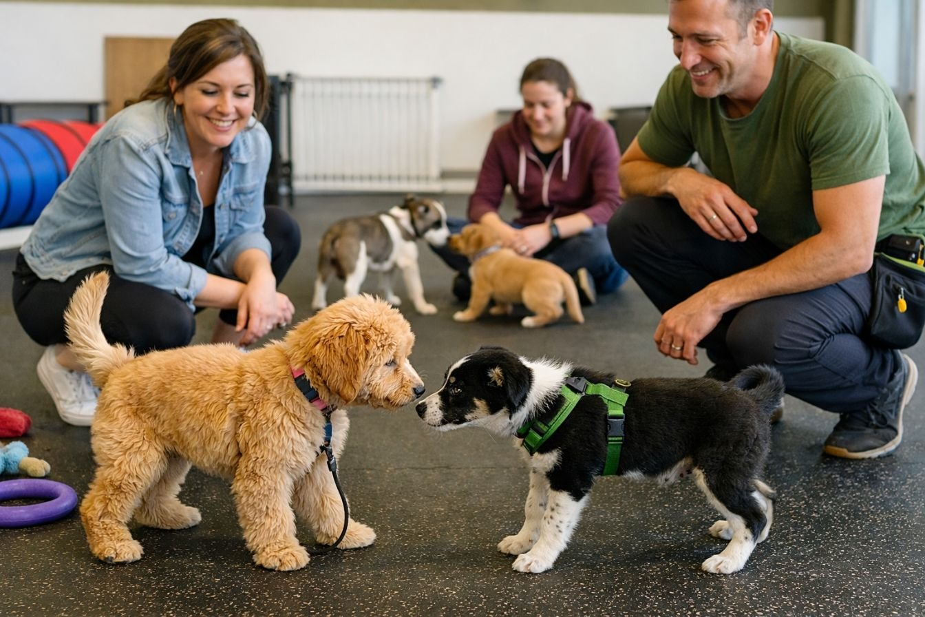 Should My Puppy Greet Every Dog on Walks?