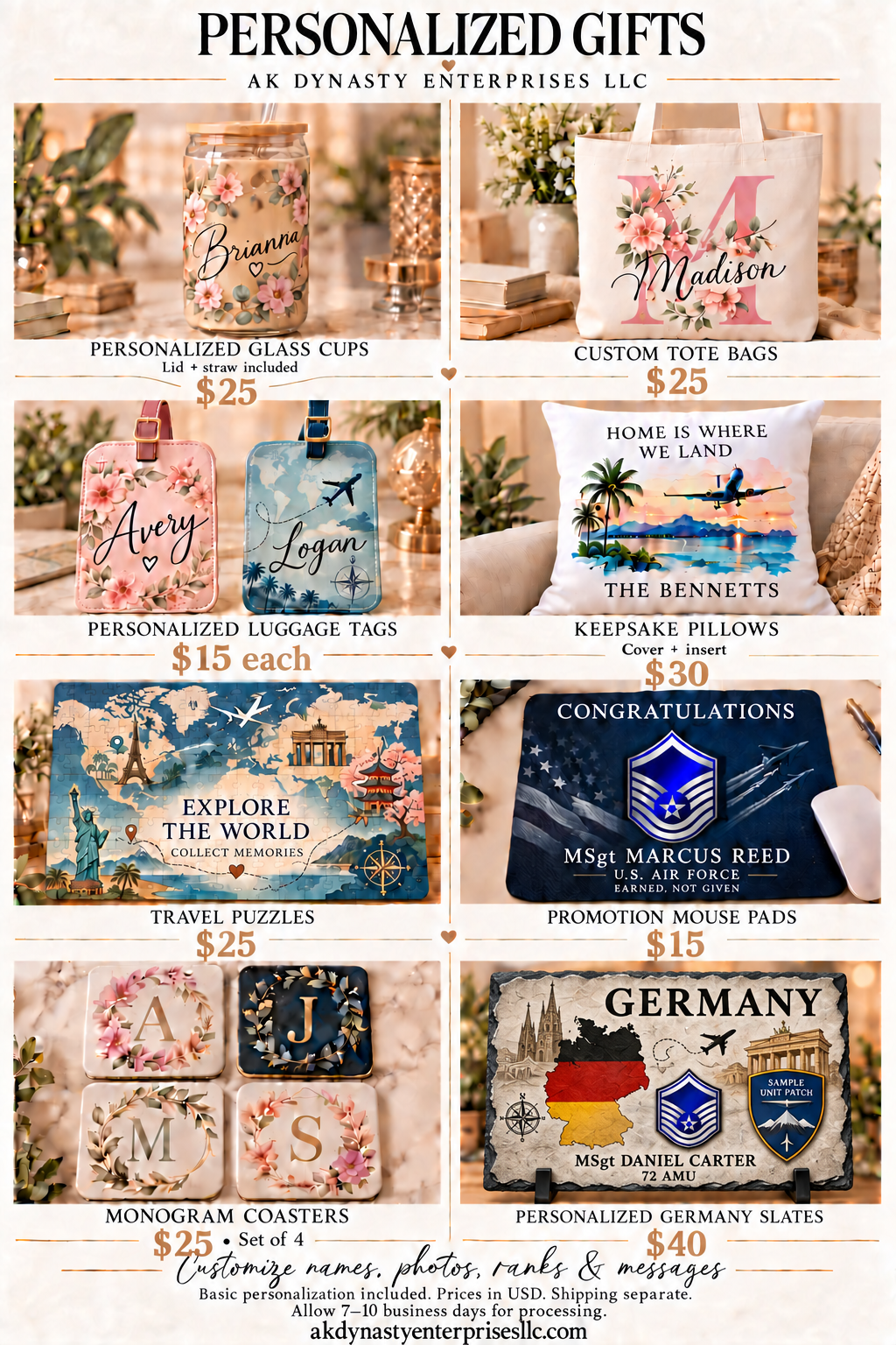 Custom Personalized Gifts