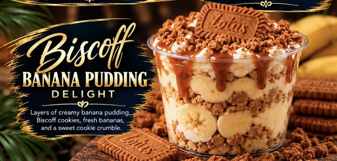 Biscoff Banana Pudding Delight