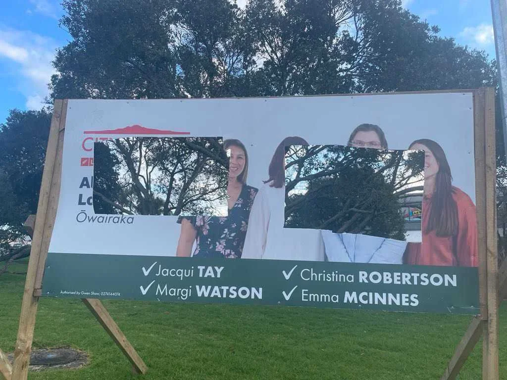 Hoardings vandalism harms democracy