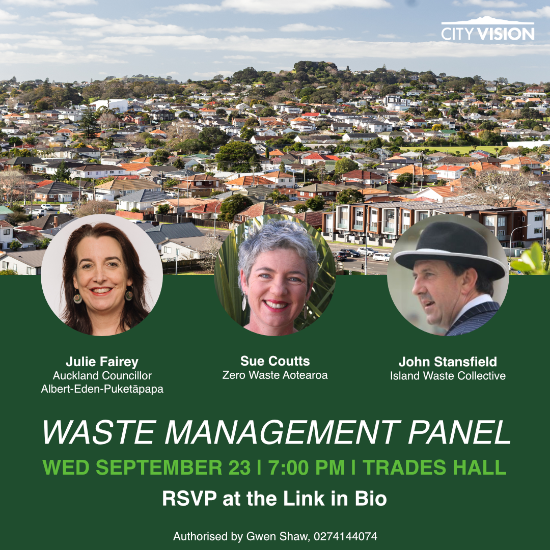 Auckland Council’s Waste Strategy - Wednesday 23rd september