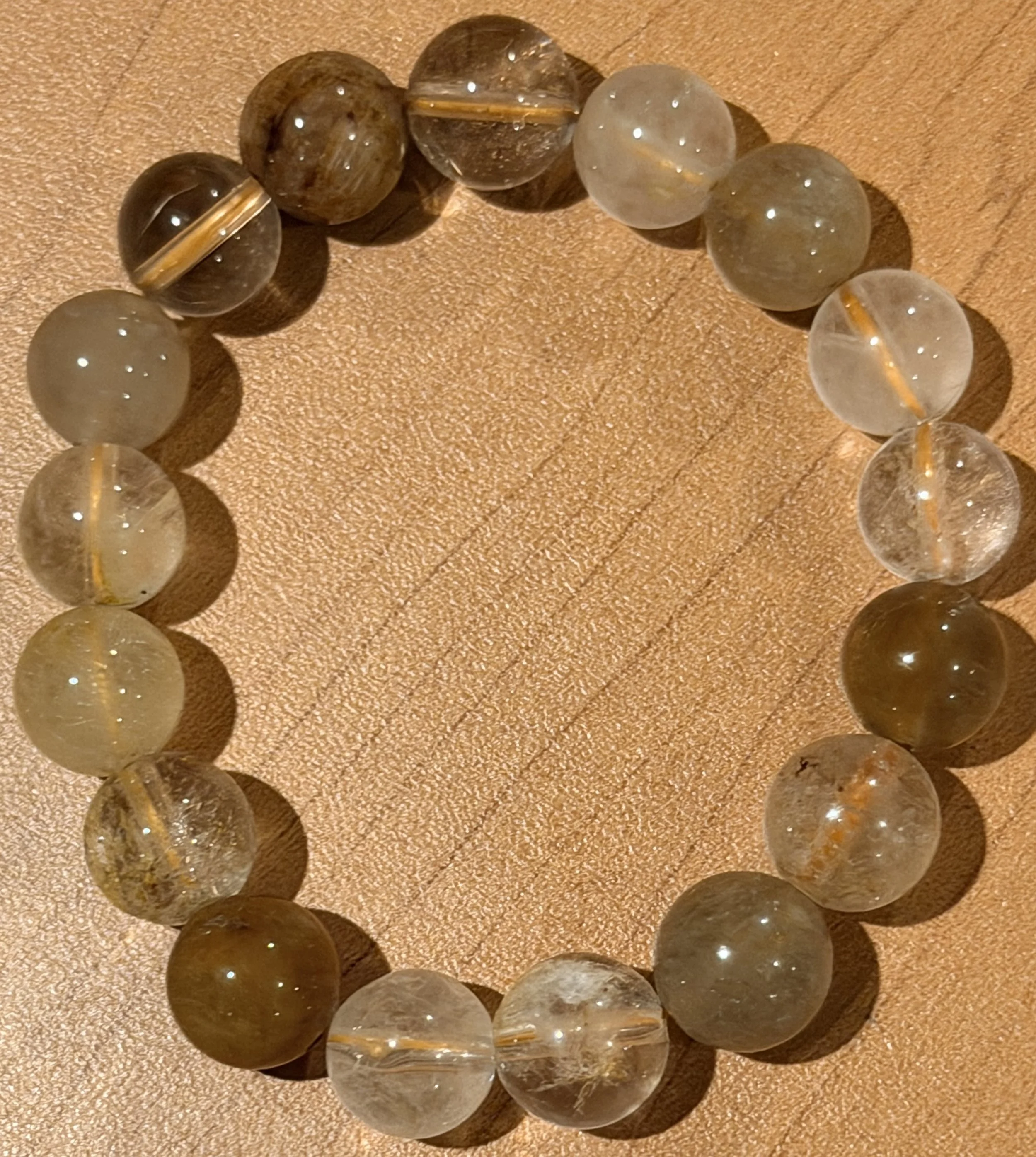 Golden Rutilated Quartz Stretch Bracelet-3.jpeg