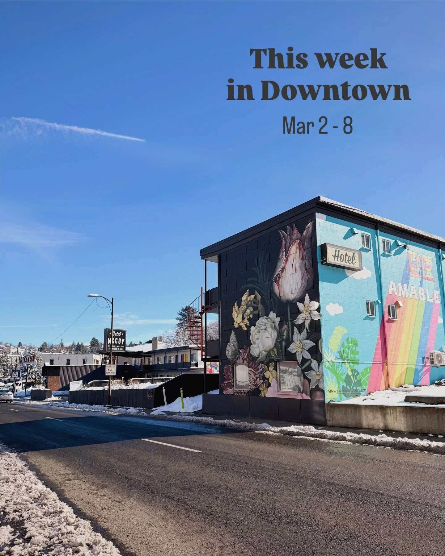 📣 This Week in Downtown:

Downtown Updates:
🎈 This weekend we&rsquo;ll be celebrating International Women&rsquo;s Day! Look for pink balloons marking women owned or operated downtown businesses! 🎈

Downtown Events:

MON, MAR. 2
&bull; Open Mic @ri