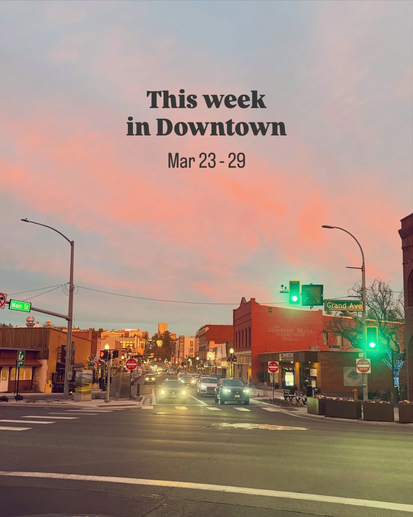 📣 This Week in Downtown:

&bull; Welcome back, Cougs!
&bull; Spring has officially sprung! Come downtown, shop local, and check out what&rsquo;s happening this week!
&bull; 🌷Join our Downtown Garden Crew and help keep downtown blooming! (link in bi