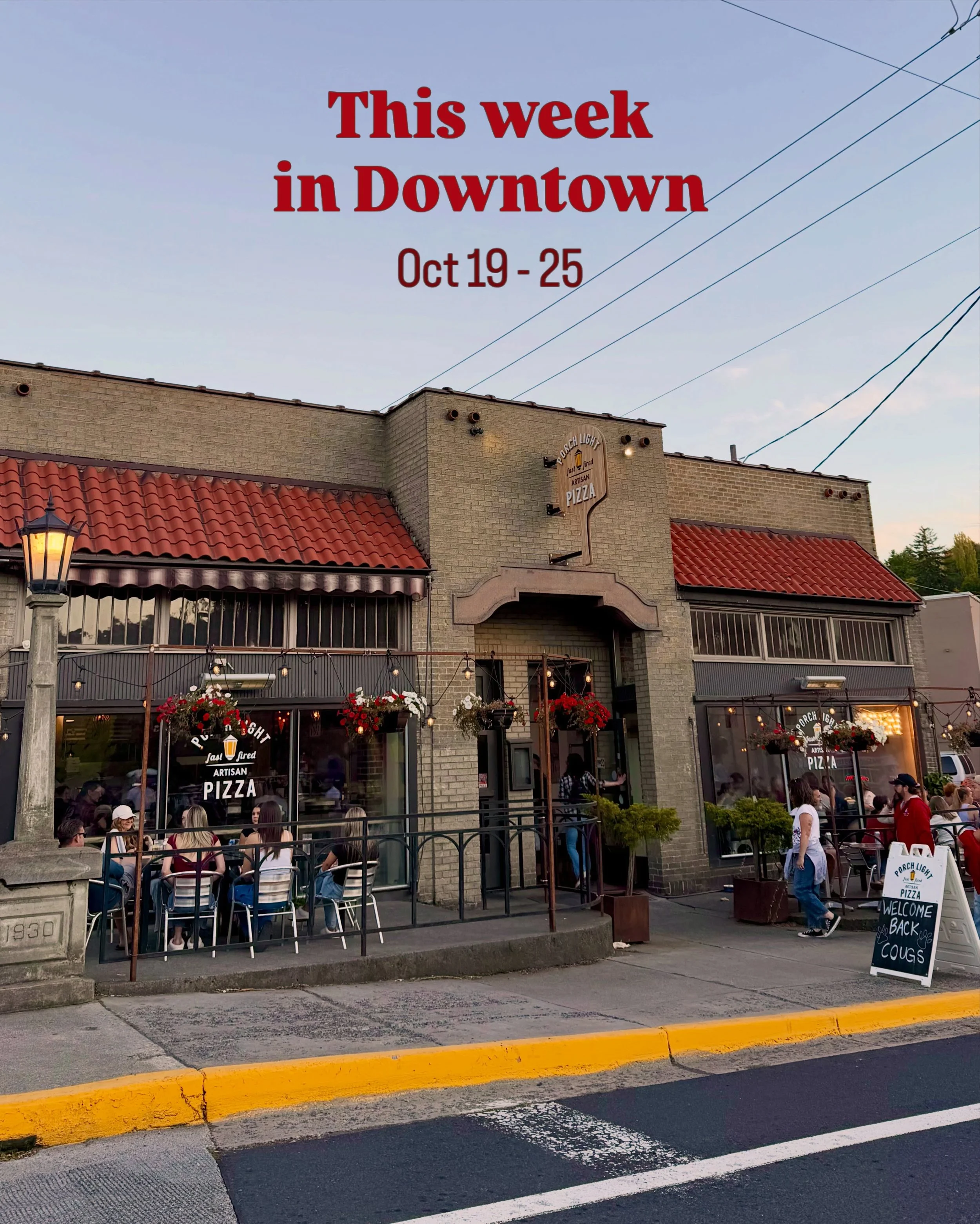 📣 This Week in Downtown!

🍬👻 Mark your calendars! Downtown Trick-or-Treat is coming up on Saturday, October 31, from 3&ndash;6 PM!
🎃 Get ready for Pullman&rsquo;s Pumpkin Wall at Pine Street Plaza, starting October 23! Carve a pumpkin at home and