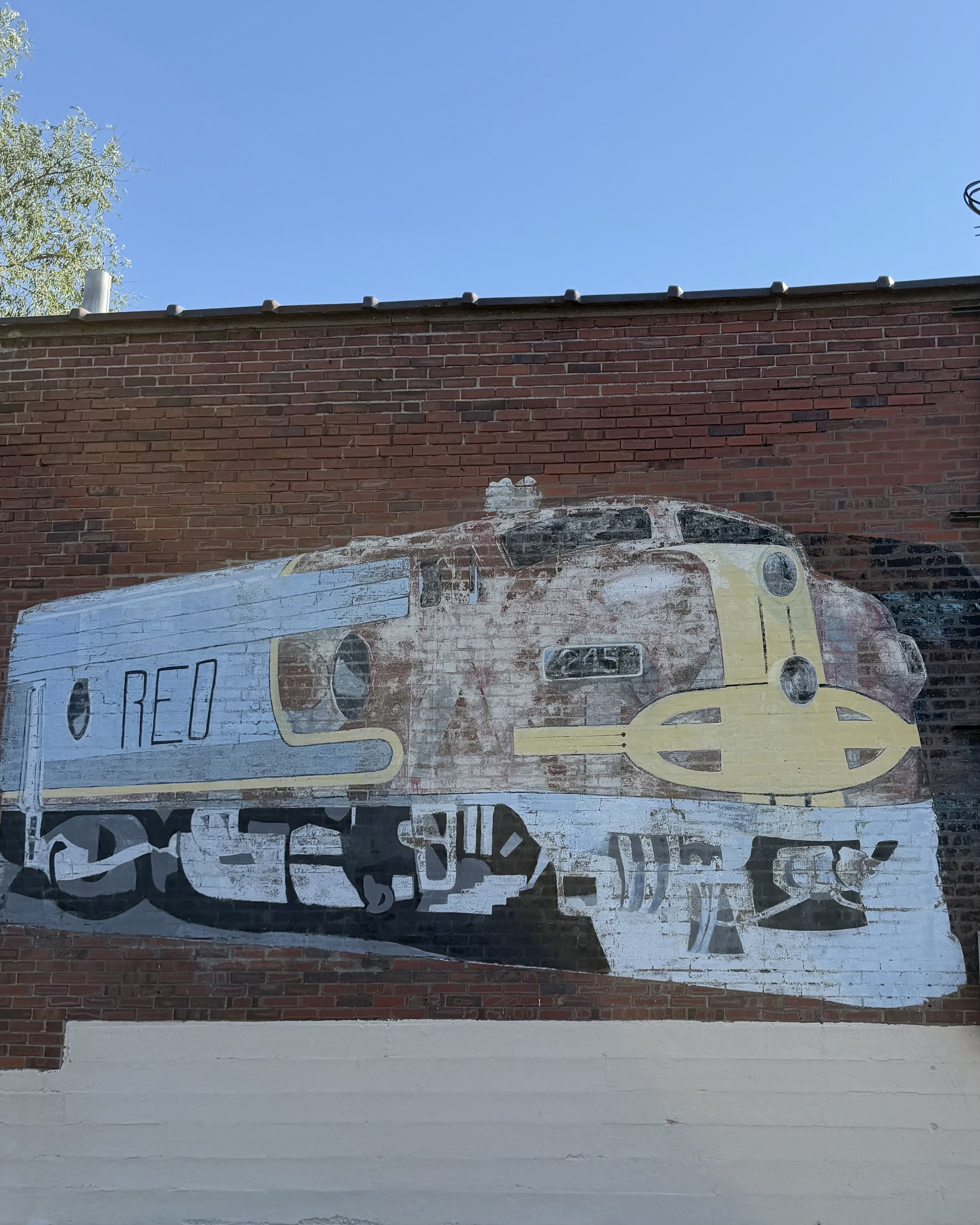 July 2026, Deteriorating Mural on the south side of 245 NE Kamiaken St