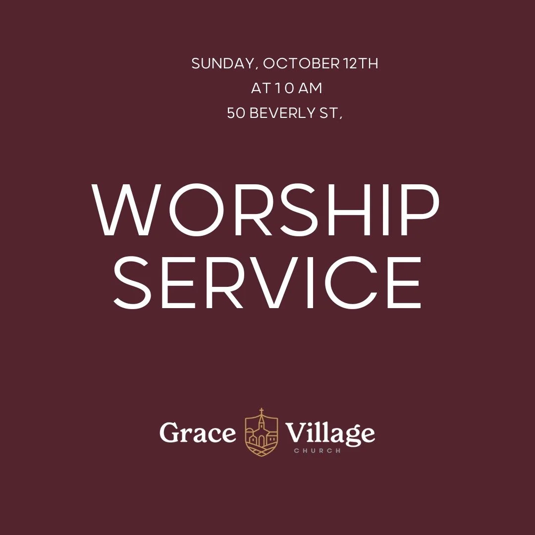 Happy Thanksgiving! Praise God for all of His glorious blessings with us this Sunday at 10 am, 50 Beverly Street!
