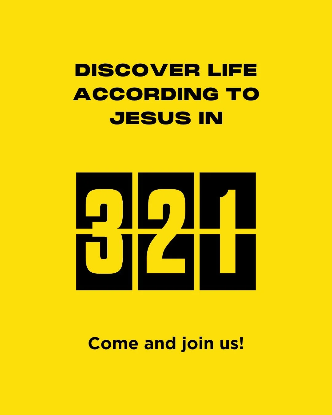 321 is a course that invites you to see life the way Jesus does.
Inspired by Jesus&rsquo; vision of reality, 321 is designed to help you think about God, the world and yourself in a friendly, small group environment. Interact with the videos, then sh