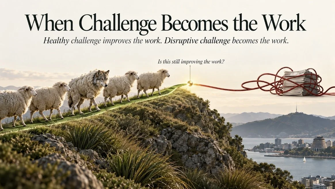 WHEN CHALLENGE BECOMES THE WORK 