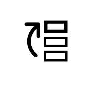 Geometric drawing of an outline square with sections divided by vertical, horizontal, and diagonal lines.