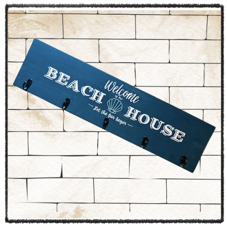 Custom 5 Hook Sign
Paint or Stain - Stencil & Assemble
28"x7" - $60