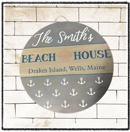 Door Round - Paint base & Stencil Design 
15"-18" - $45 - $50